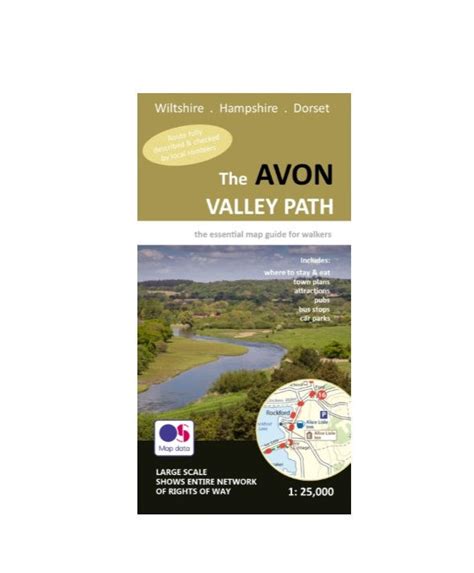 The Avon Valley Path | Walking Map | 1: 25,000 | mysite-copy1