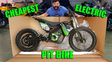 I BOUGHT the CHEAPEST ELECTRIC Pit Bike on the Internet - YouTube