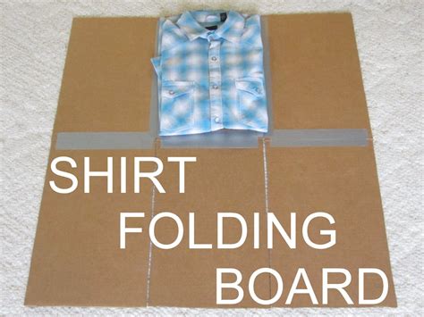 DIY Clothes-Folding Board - Make: | Shirt folding, Shirt folding board ...