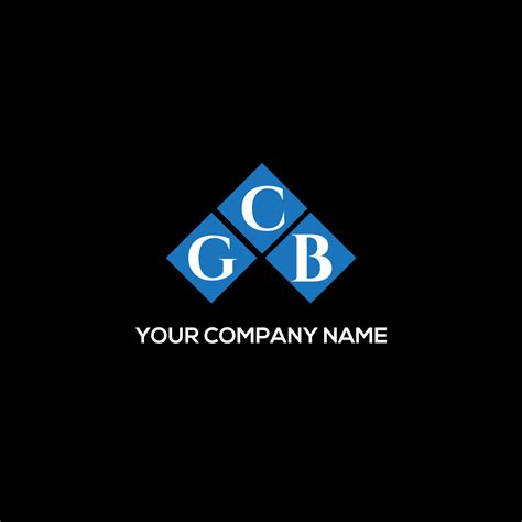 GCb letter logo design on BLACK background. GCb creative initials ...