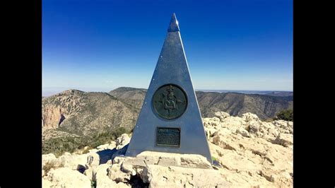 Summit to Guadalupe Peak - Tallest Peak in Texas - YouTube