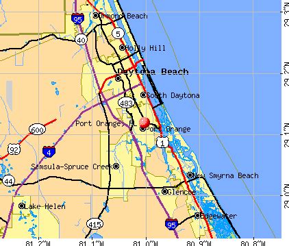 Street Map Of Port Orange Florida | Florida Map 2018