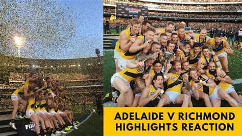 Reaction to 2017 AFL Grand Final Highlights - YouTube