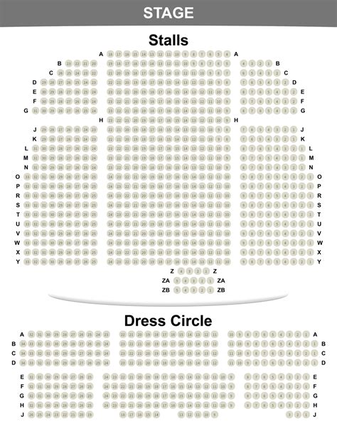 Peacock Theatre Seating Plan