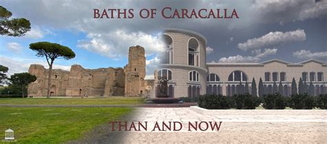 Baths of Caracalla - then and now - History in 3D