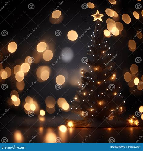 Bokeh Lights Background Christmas Wallpaper Stock Photo - Image of year ...