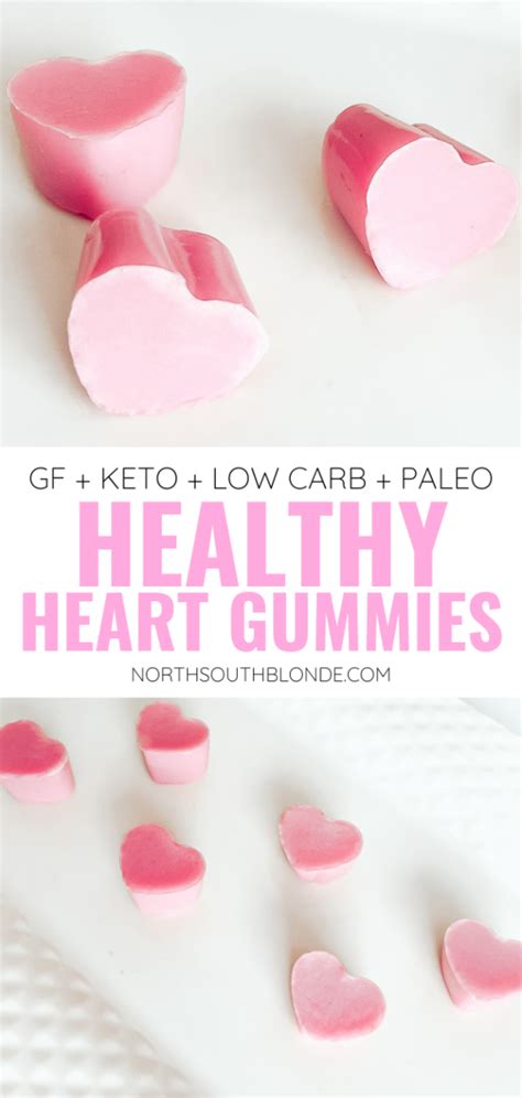 Healthy Heart Shaped Gummies (Sugar-Free, GF, Keto, Paleo)