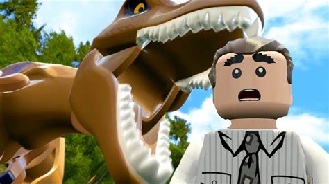 LEGO Jurassic World Donald Gennaro Performs All Minifigure Cutscenes in LEGO Jurassic Park - YouTube