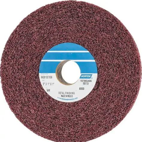 Norton Bear-Tex 66261007936 6" X 1" X 1" MEDIUM Aluminum Oxide ...