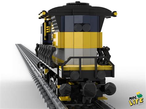 Lego® Custom Instructions Train engine (Large end)