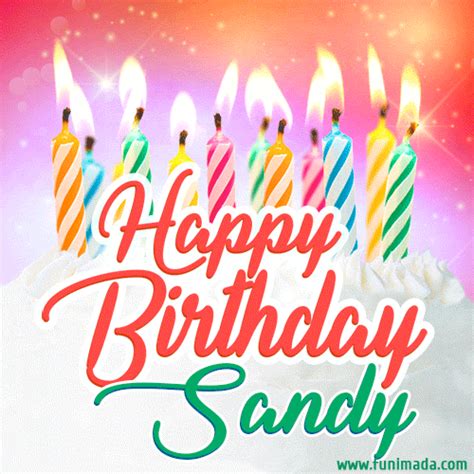 Happy Birthday Sandy GIFs - Download on Funimada.com