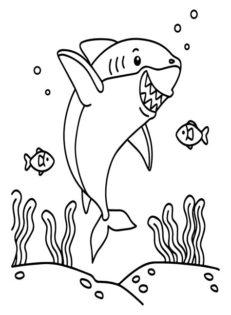 Great White Coloring Pages