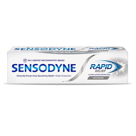 Sensodyne Rapid Relief Whitening Toothpaste (75 ml)