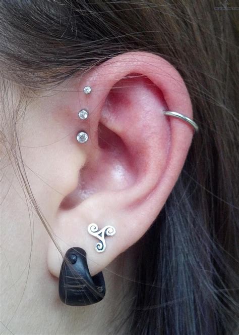 pictures double lobe and inner helix piercings double anti helix helix ...