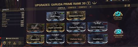 Improvements for my Garuda Prime build to survive SP using light melee (talons) mainly : r/Warframe