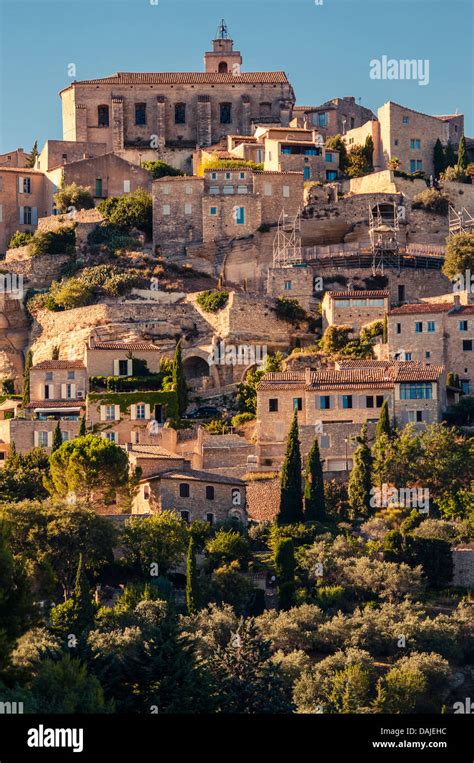 Bouches-du-Rhône village in Provence, France Stock Photo - Alamy