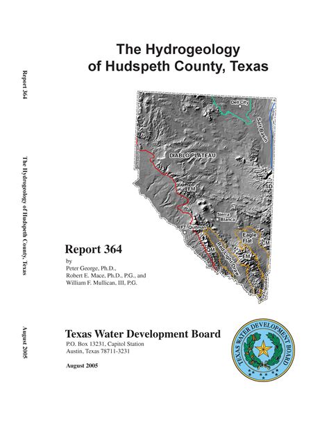 The Hydrogeology of Hudspeth County, Texas - The Portal to Texas History