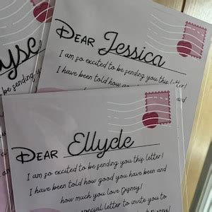 Disney Reveal Letter From Mickey - Etsy