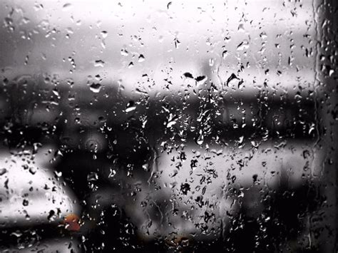 black, monochrome, window, rain, water drops, texture, bokeh, water on ...