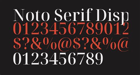 Noto Serif Display Medium free Font - What Font Is