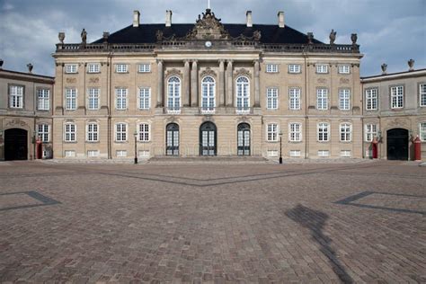 Queen Palace Denmark Copenhagen Amalienborg Castle Stock Photo - Image of buildings, europe ...