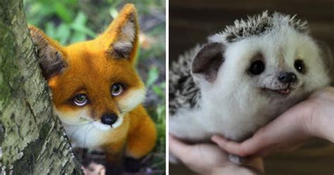 These Adorable Wool Animals Are So Life-Like You'll Do A Double Take ...