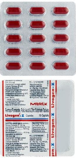 Livogen Z Tablet: View Uses, Side Effects, Price, Dosage, Composition