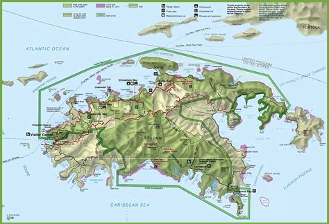 Printable Map Of St John Usvi