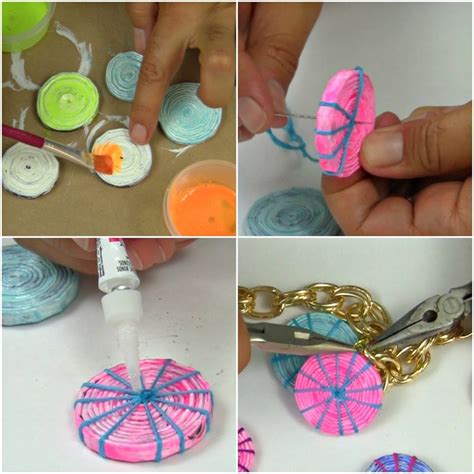 Recycled Paper Jewelry · How To Make A Magazine Necklace · Jewelry on ...