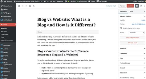 A First Personal Blog Post Example for Beginner Bloggers