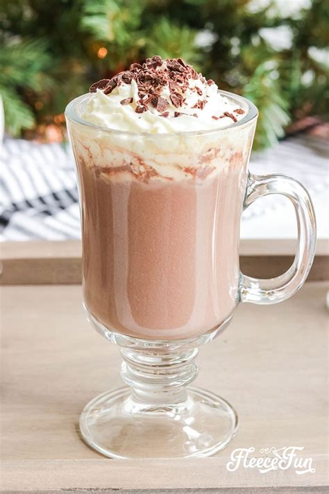 Ultimate Gourmet Hot Chocolate Mix Recipe (Homemade) ♥ Fleece Fun