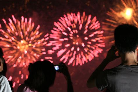 National Day fireworks draw thousands to harbour | South China Morning Post