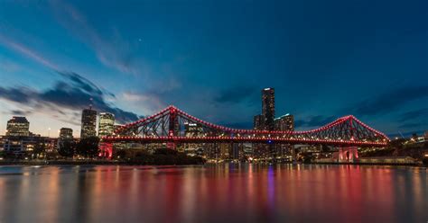 Brisbane Skyline, Story Bridge, Australia