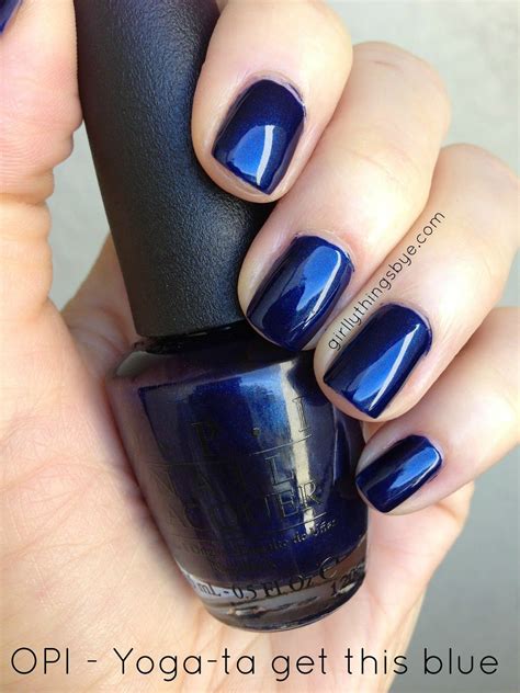 OPI Yoga-ta Get this Blue! from India Collection. I rarely wear this ...