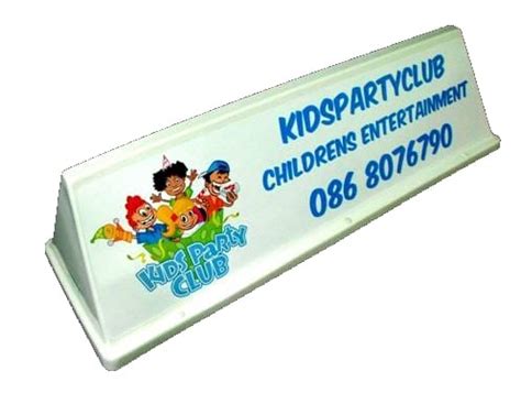 Driving School Sign Magnetic - Plain Design | Plastic Moulding Northern Ltd