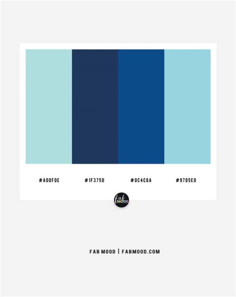 Blue Color Combinations - Color Combo #34 1 - Fab Mood | Wedding Color, Haircuts & Hairstyles ...