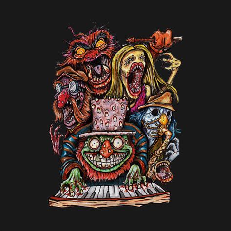 Mr Teeth & Lightning Chaos Muppet Parody HORROR - Muppets - T-Shirt | TeePublic