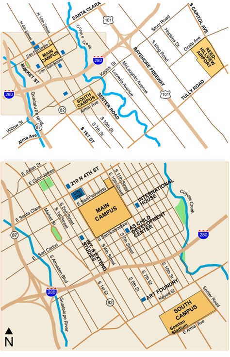 San Jose State Campus Map - Maping Resources