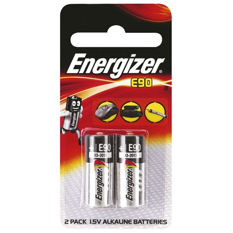 Energizer E90 Alkaline Batteries 2 Pack | Officeworks