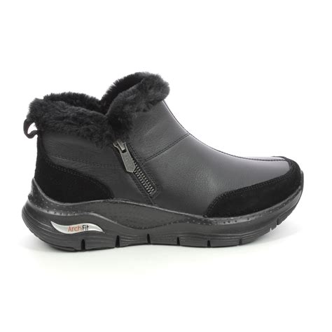 Skechers Arch Fit Boot 167190 BBK Black Ankle Boots