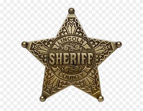 Sheriff Badge Png Transparent - Wild West Sheriff Star, Png Download - 600x600(#509536) - PngFind