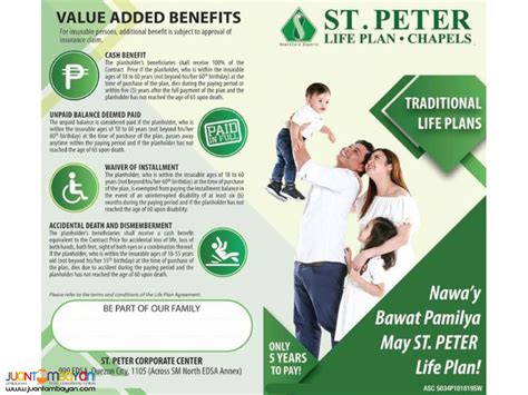 St. Peter Traditional Life Plans