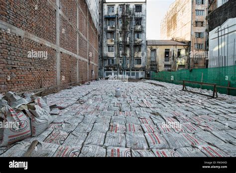 Building construction in Yangon, Myanmar Stock Photo - Alamy