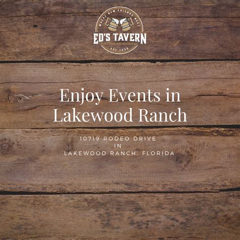 Enjoy Events in Lakewood Ranch | Sports Bars in Sarasota County