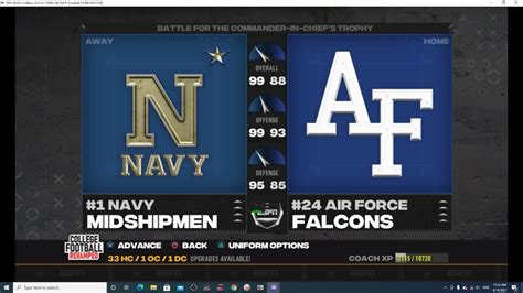 NCAA 14: College football Revamped: WEEK 5: #1 Navy (4-0) at #24 Air ...