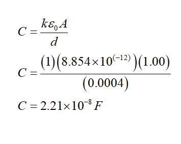 Capacitor Equation