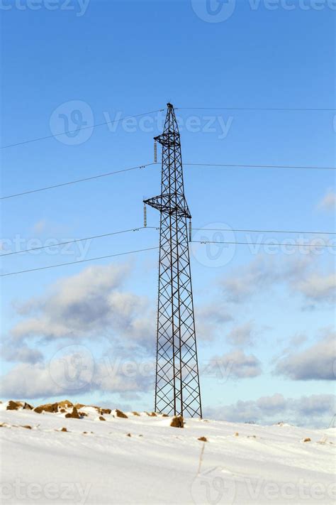 High voltage power lines 9754655 Stock Photo at Vecteezy