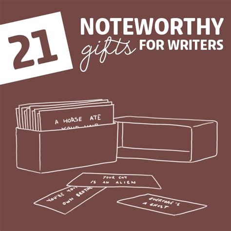 21 Noteworthy Gifts for Writers - Dodo Burd