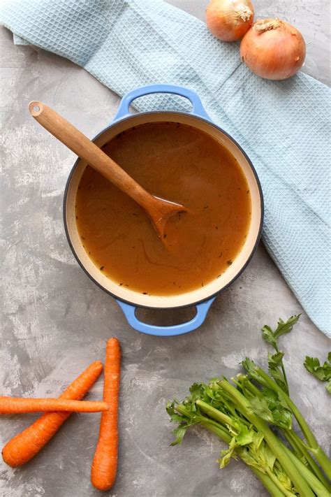 Homemade Vegetable Broth (Vegan + Gluten Free!)