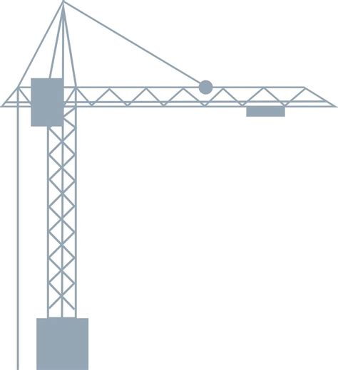 Tower crane semi flat color vector object 9968584 Vector Art at Vecteezy